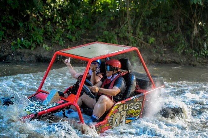 3x1: Monkeyland Waterfalls and Buggy Tour Puerto Plata - Damajagua Waterfalls: built for fun, not for slow sightseeing
