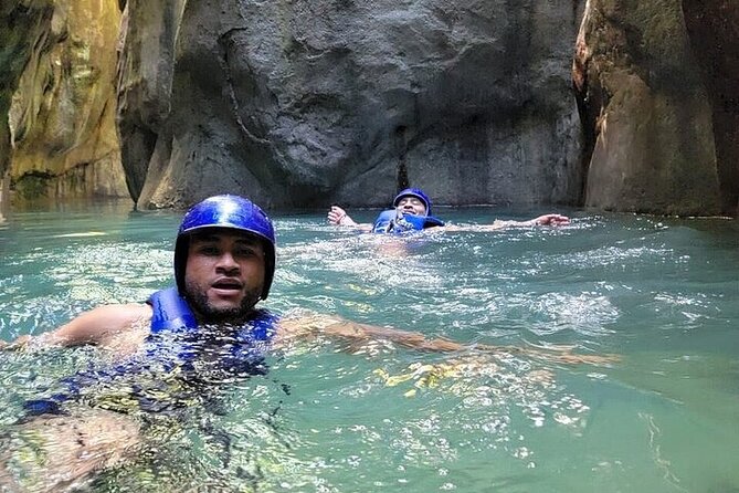 Adventure in the Damajagua Falls - Waterfall 7: the jumping or sliding part