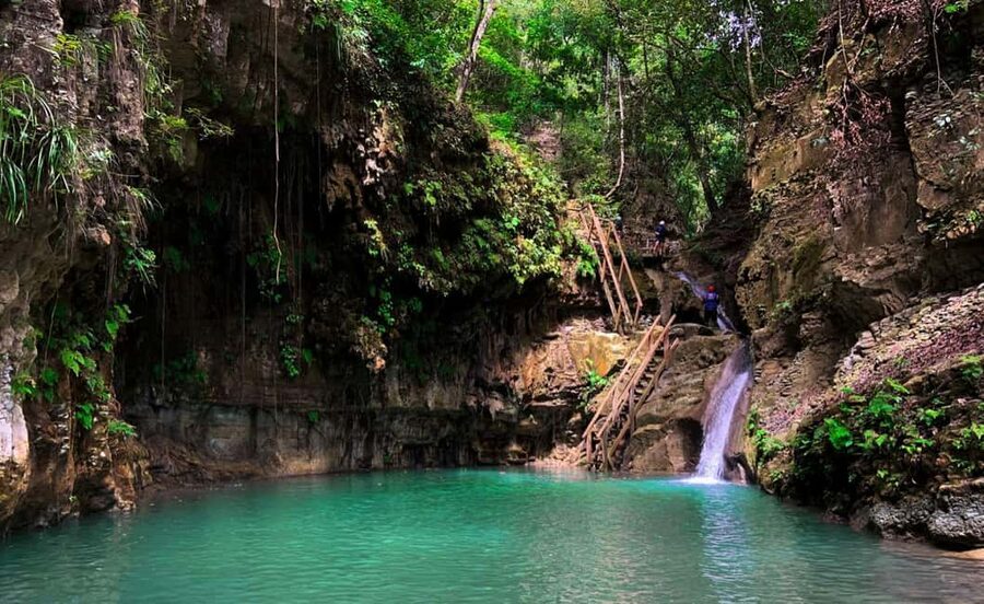 Amber Cove/Taino Bay: 7 Waterfall Tour with Swimming & Lunch - The hike into Damajagua: 30 to 45 minutes of uphill footing