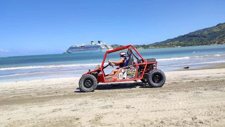 Amber Cove & Taino Bay: Buggy Tour with Swimming & Tasting - Beach stop and swim break: cool off in warm bay waters
