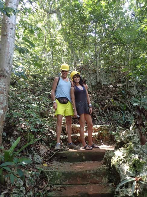 Deep Caves in Cabarete with Guided Tour and Swimming - Crystal Cave stalactites and stalagmites: walking through deep time