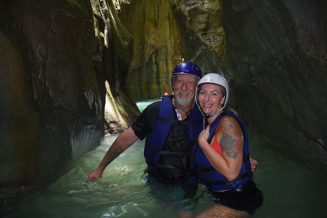 Excursion in Damajagua's 7 Waterfalls With Food Included DR! - The waterfall levels: how jump, swim, and slides fit together