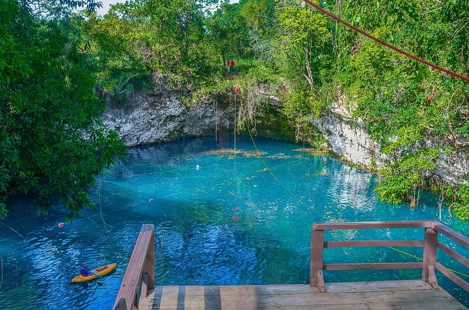 Full Day Tour to the Blue Lagoon and 7 Different Destinations - Laguna El Dudu: The Blue-Water Stop Plus Zipline Equipment