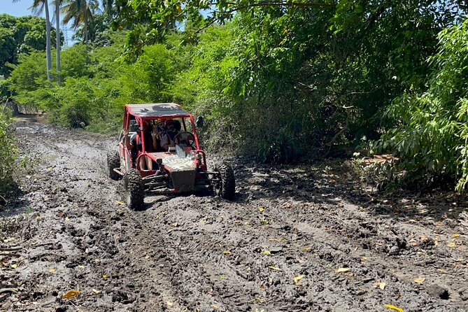 Half-Day Buggy Guided Adventure for Amber Cove and Taino Bay - Water crossings and the beach rinse stop: swim if you want to get fully soaked