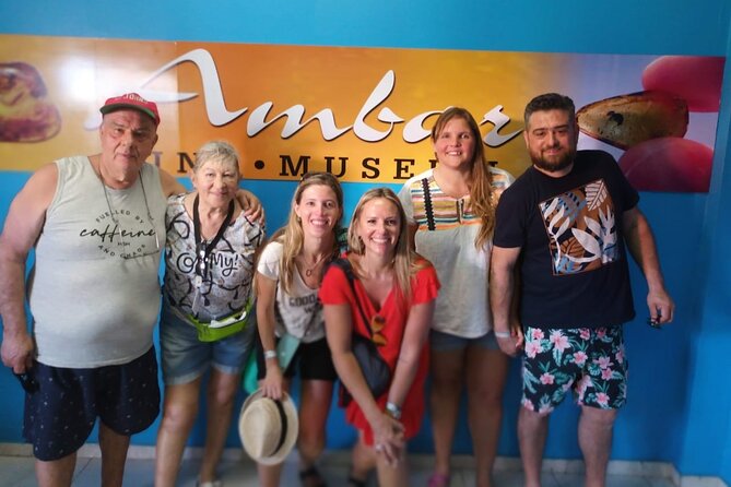 Interaction with Monkey Tour & city tour in Puerto Plata - Amber and larimar in a cave-themed setting