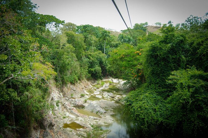Mega Zip and Ride in Dominican Countryside - Horseback riding: trained horses on rolling hills and a stream