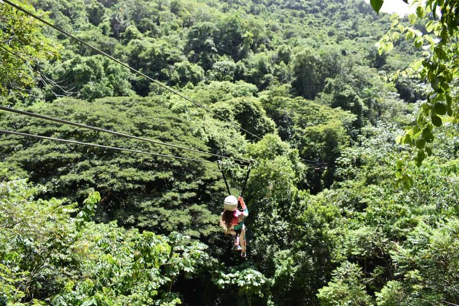 Puerto Plata/Amber Cove: Zipline and Waterfalls with Lunch - Five ziplines over waterfalls: what you’ll actually be doing