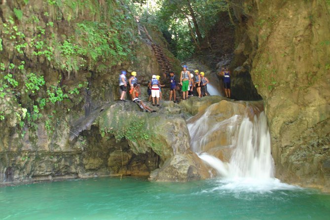 Puerto Plata: Damajagua waterfalls + Safari buggy + Horseback riding (TOP3IN1) - Damajagua waterfalls: the rainforest walk, river crossing, and swim time