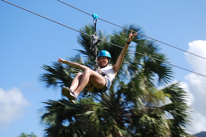 Puerto Plata Triple Adventure - 8-Line Zipline in the Forest Canopy: Harness On, Clip In, Look Up