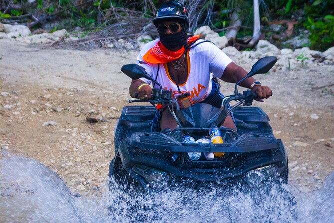 Shore Excursion: Combo Atv & militare waterfalls | No long lines - Charcos Los Militares Waterfalls: Rock Slides and Slip-Safe Guidance
