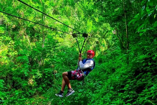 Triple Adventure Zipline Waterfalls & Buggy - Damajagua waterfalls and stone slides: cool down with real water