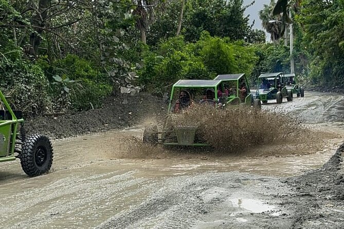 Triple Adventure Zipline Waterfalls & Buggy - Buggy ride through mud and rivers: the loud, messy finale